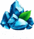 blue rock landscape logo