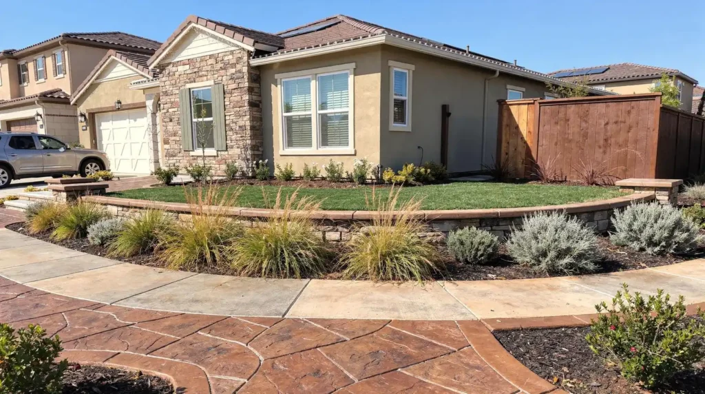 Labor typically accounts for 40% to 65% of the total landscaping cost, so professional installation